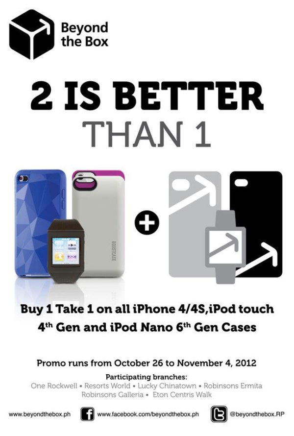 Beyond The Box Buy One Take One Poster