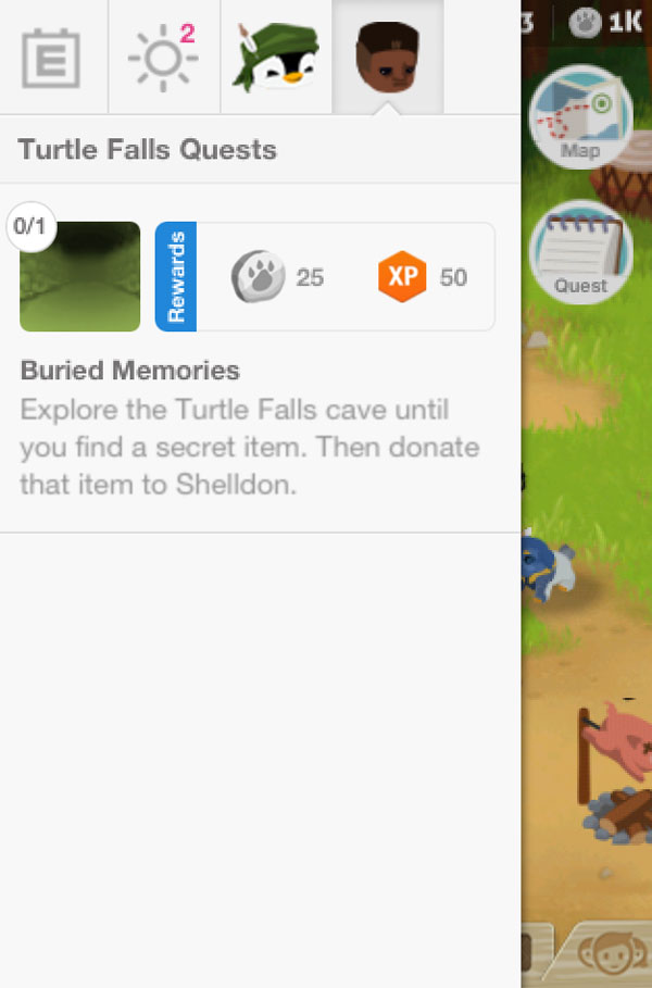 Quests are pretty simple and they normally involve killing a particular number of monsters, defeating a boss or waiting for a particular loot to drop.